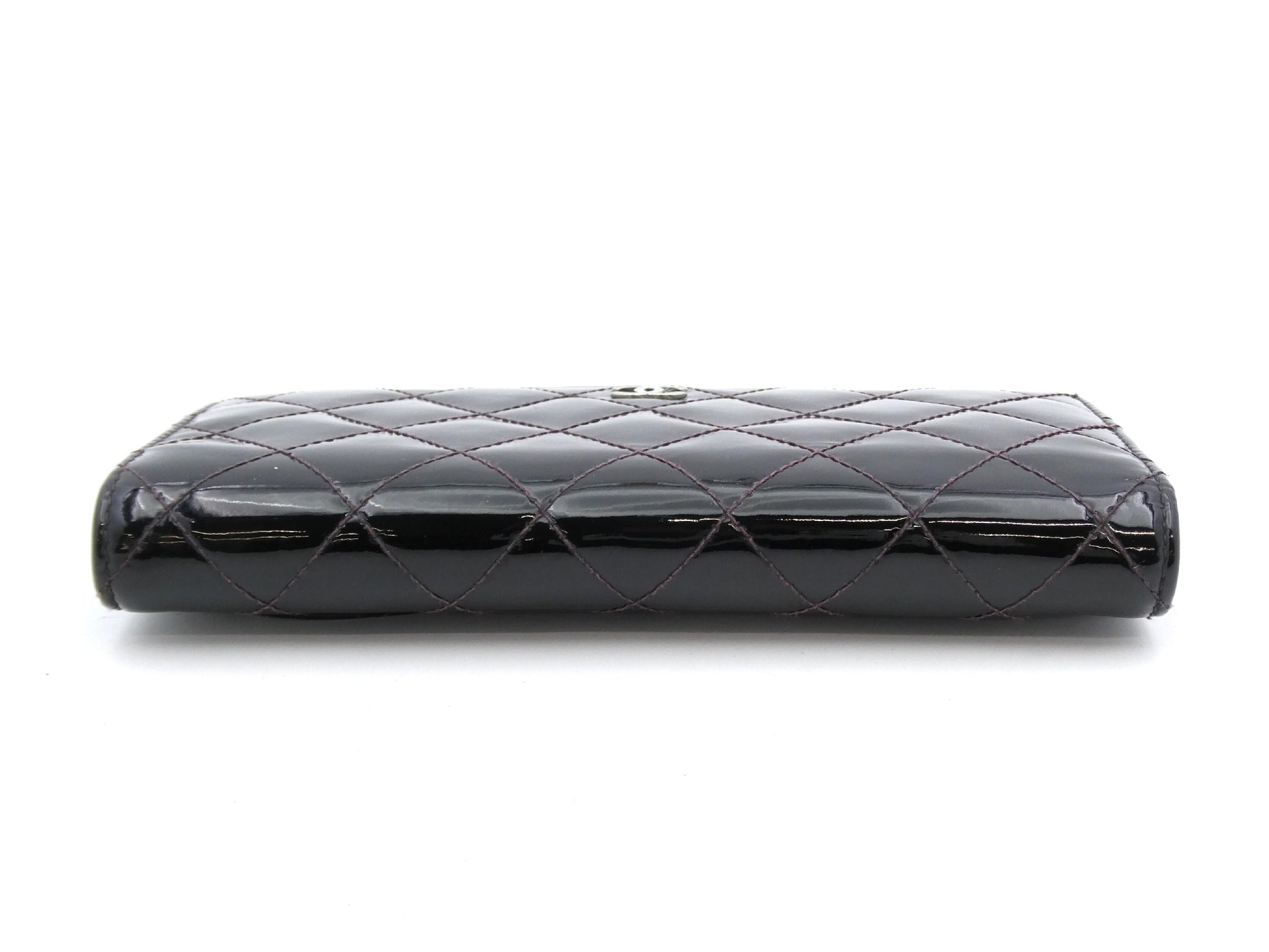 CHANEL Matelasse Coco Mark Enamel Bifold Wallet