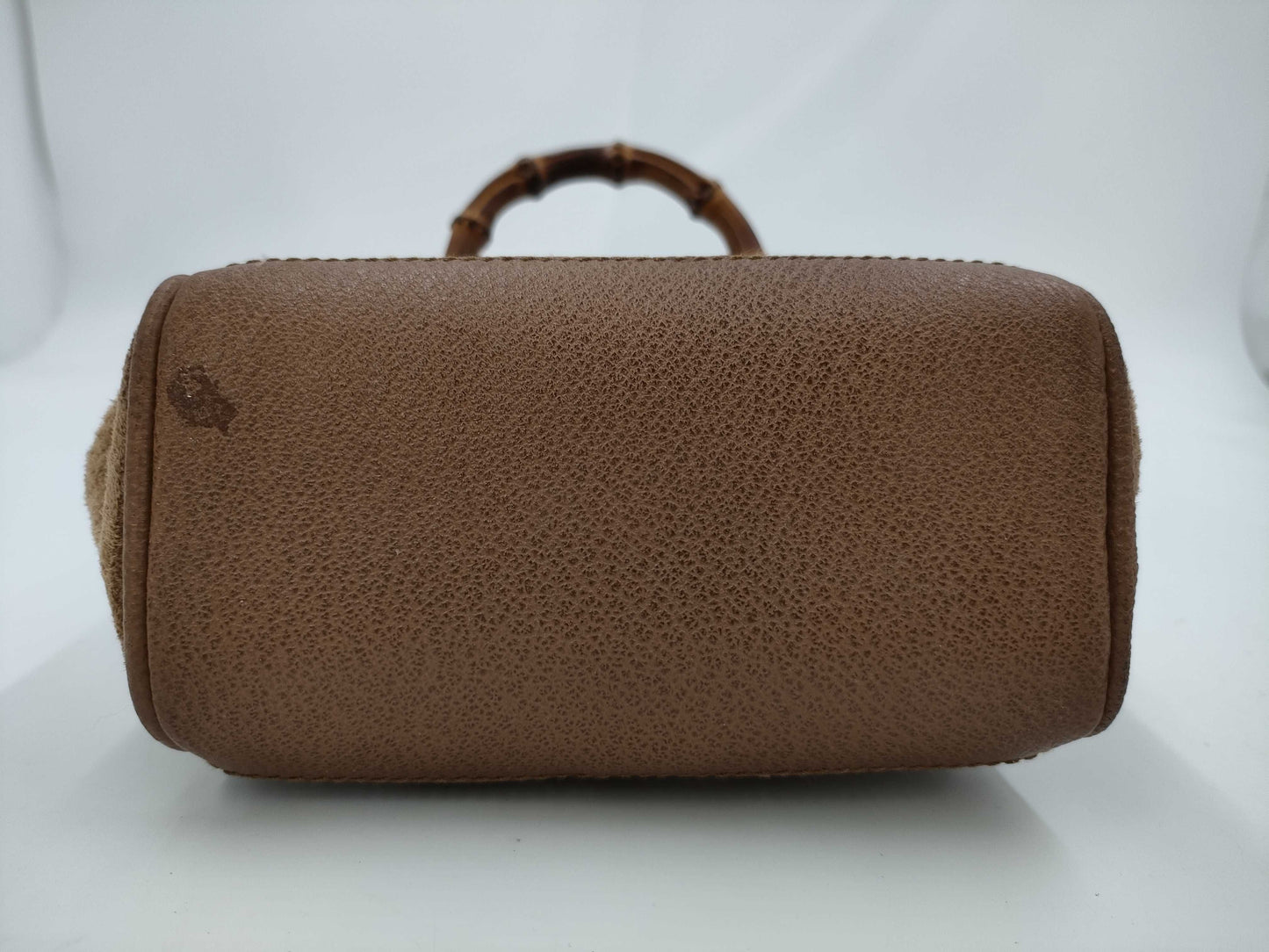 GUCCI Bamboo Suede Leather 2-Way Mini Shoulder Bag