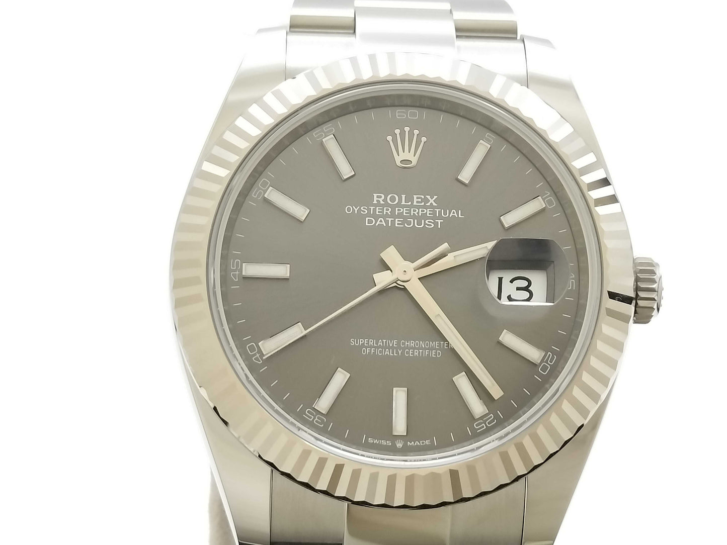 ROLEX 126334 4A5T1879 Slate Bar Men's Watch