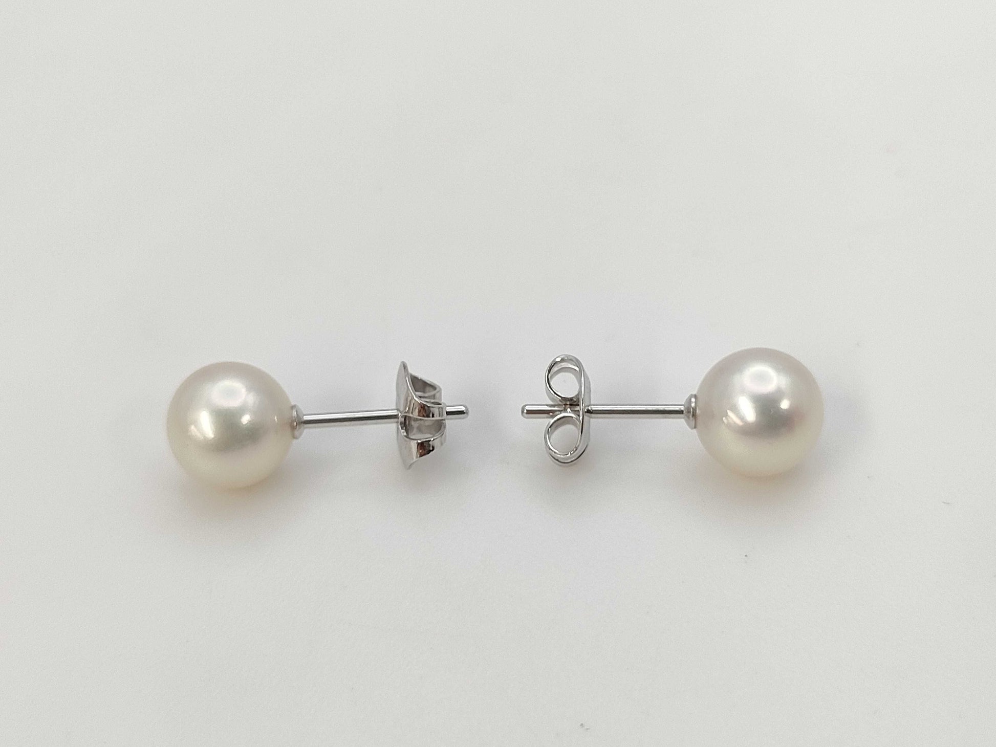 TASAKI Pearl Diameter Approx. 7.7mm/7.8mm METAL/K14WG 2.0g Earrings 
