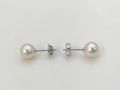 TASAKI Pearl Diameter Approx. 7.7mm/7.8mm METAL/K14WG 2.0g Earrings 