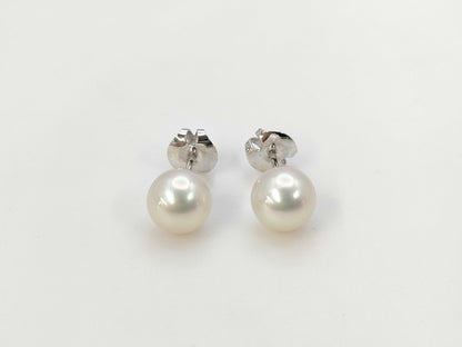 TASAKI Pearl Diameter Approx. 7.7mm/7.8mm METAL/K14WG 2.0g Earrings 