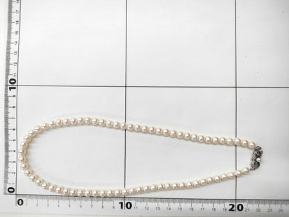 MIKIMOTO Pearl Diameter Approx. 5.9mm-6.3mm SV 25.8g Necklace 