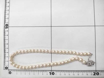 MIKIMOTO Pearl Diameter Approx. 7.5mm-7.7mm K14WG 33.9g Necklace 