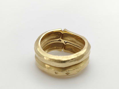 Cartier Bamboo #59 YG 750 19.6g Ring 