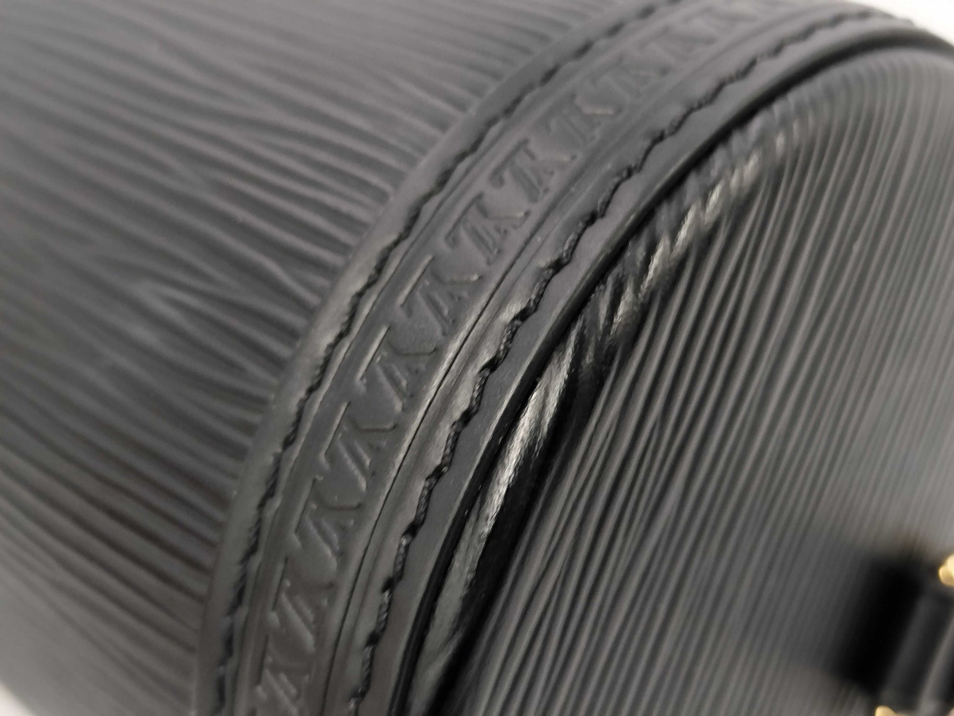 LOUIS VUITTON Epi Papillon Black Shoulder Bag