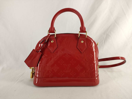 LOUIS VUITTON Louis Vuitton Enamel Alma BB Shoulder Bag Handbag