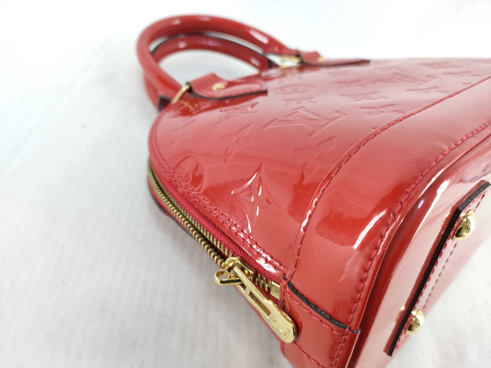 LOUIS VUITTON Louis Vuitton Enamel Alma BB Shoulder Bag Handbag