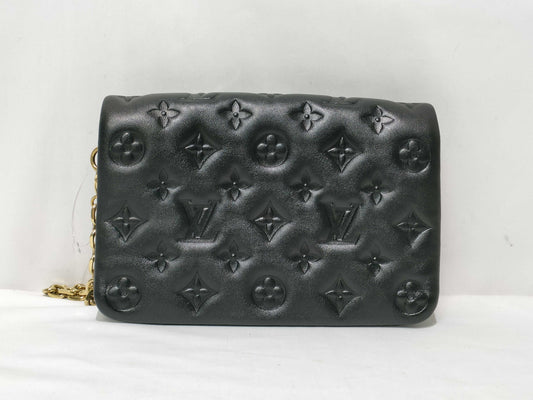 LOUIS VUITTON Monogram Empreinte Louis Vuitton Pochette Coussin Shoulder Bag