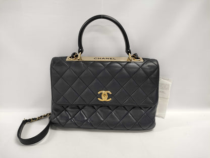 CHANEL Coco Handle Matelasse Shoulder Bag Handbag