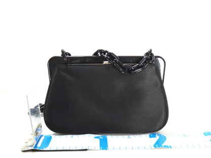 PRADA PRADA Satin Chain Clasp Shoulder Bag