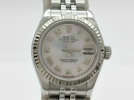 ROLEX Datejust 179174NRD Z829260 Shell Dial Women's Watch