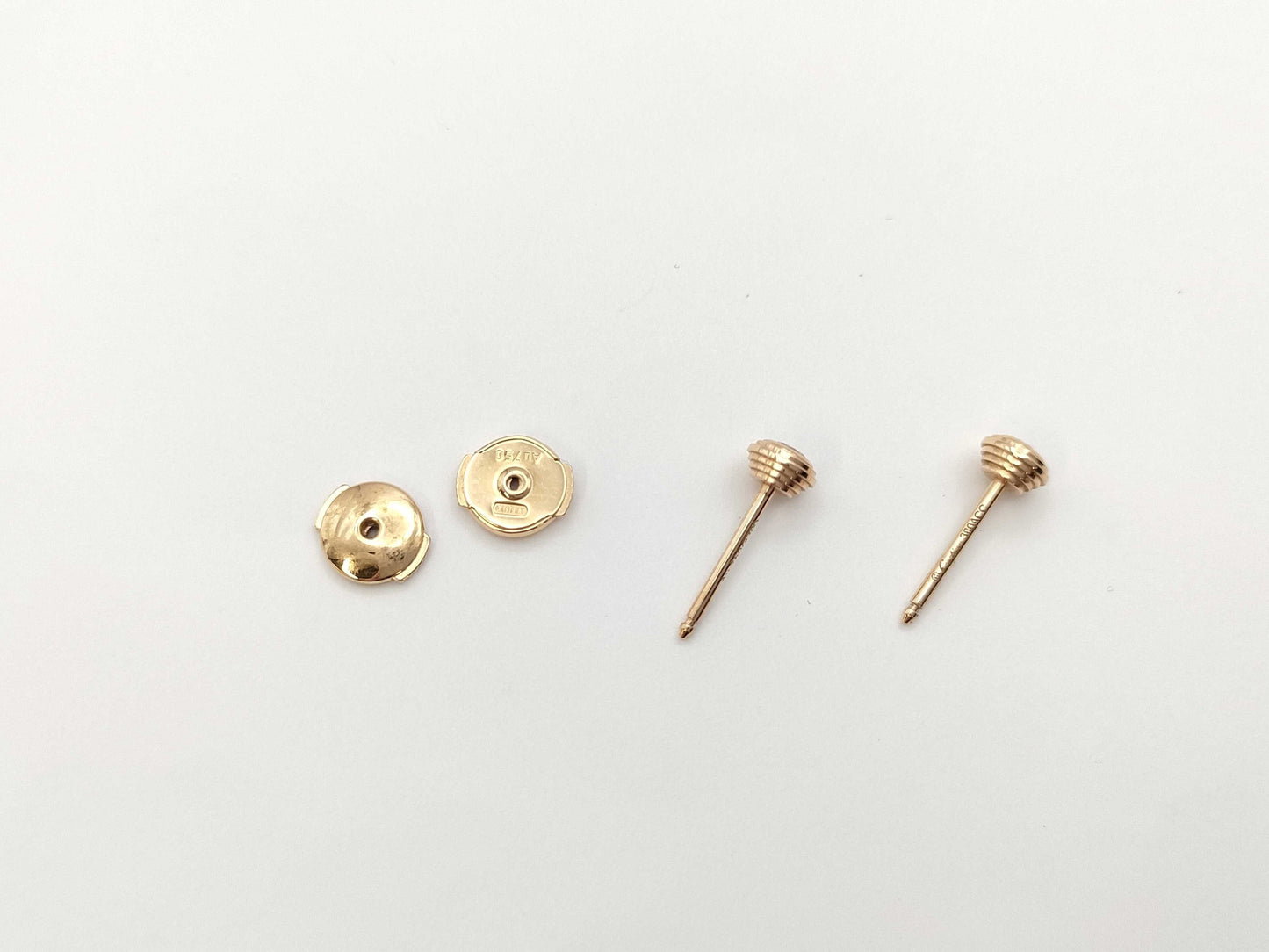 Cartier Dammard Leger SM PG Au750 1.3g Earrings