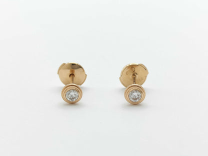 Cartier Dammard Leger SM PG Au750 1.3g Earrings