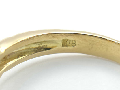 Pearl Diameter Approx. 7.9mm D0.12ct K18 4.3g Ring 