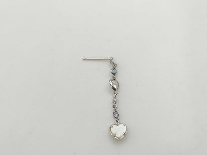 Colored Stone K14WG 1.0g Earrings 