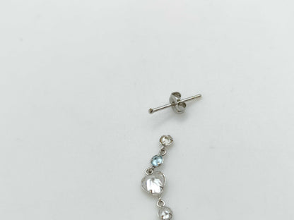 Colored Stone K14WG 1.0g Earrings 