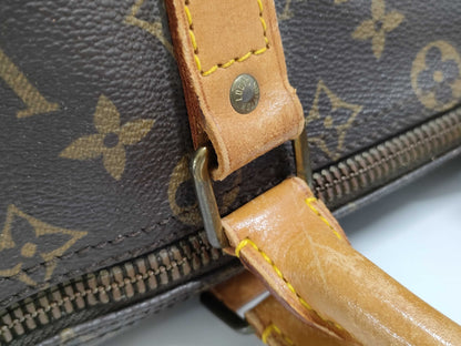 LOUIS VUITTON Monogram Brand Bag Keepall 854 Boston Bag