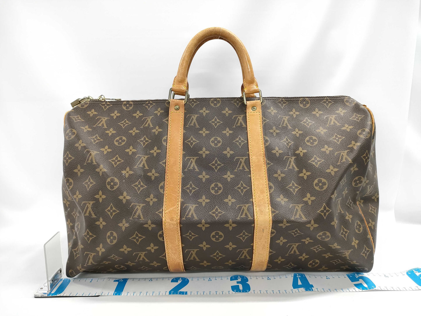 LOUIS VUITTON Monogram Brand Bag Keepall 854 Boston Bag