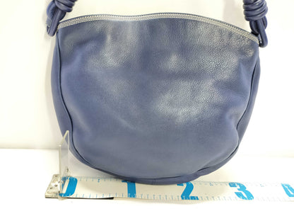 LOEWE Anagram Leather Shoulder Bag Navy Shoulder Bag