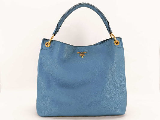 PRADA Prada One-Shoulder Leather Shoulder Bag