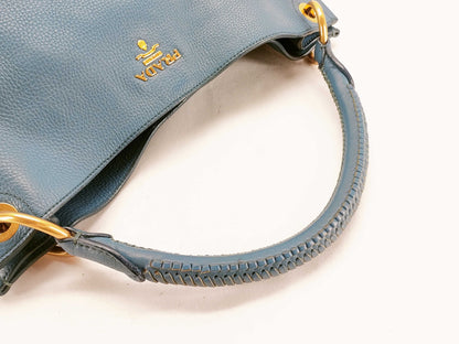 PRADA Prada One-Shoulder Leather Shoulder Bag