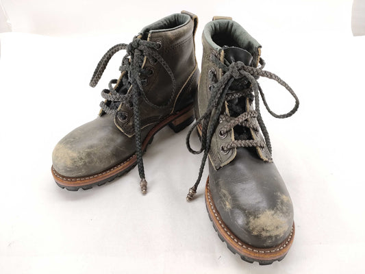 CHROME HEARTS CAROLINA Carolina Silver Decorative Boots Size Indistinct Charcoal Dagger Other Shoes