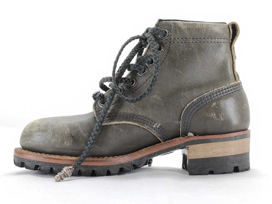 CHROME HEARTS CAROLINA Carolina Silver Decorative Boots Size Indistinct Charcoal Dagger Other Shoes
