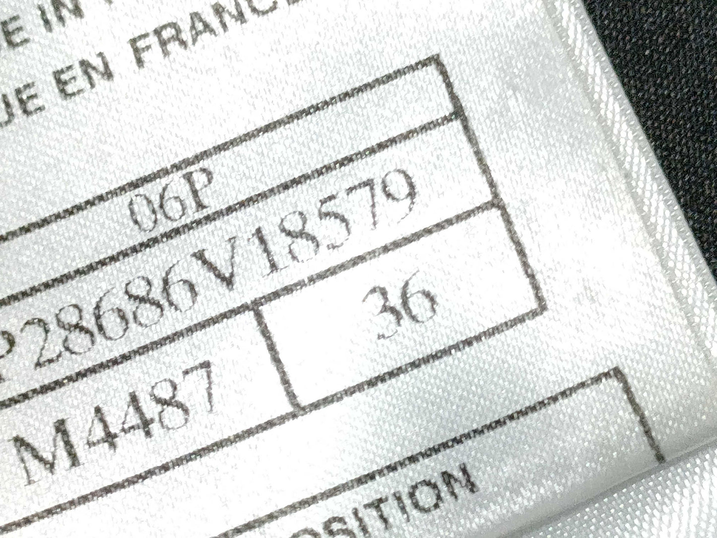 CHANEL Tweed Jacket, Black and White, Size 36