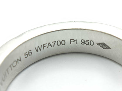 LOUIS VUITTON Petitberg #56 1PD Pt950 10.0g Ring 