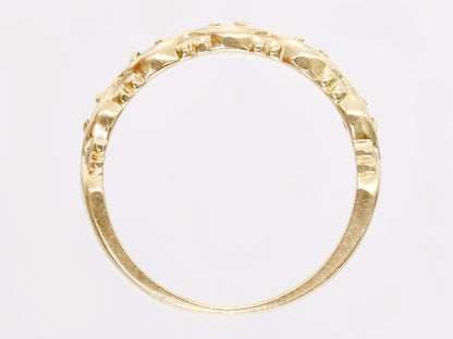 agete D0.07ct K10 1.5g Ring 