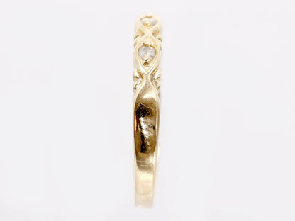agete D0.07ct K10 1.5g Ring 
