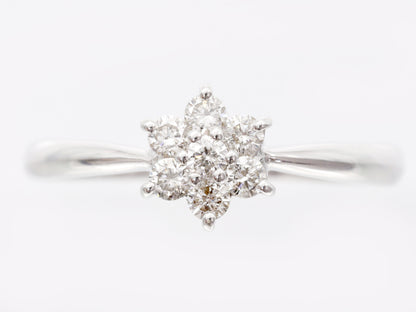 D0.20ct K18WG 1.3g Ring 
