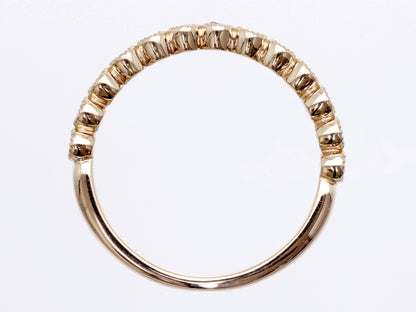 Sapphire Diamond 010/008 Engraved K18 2.2g Ring 