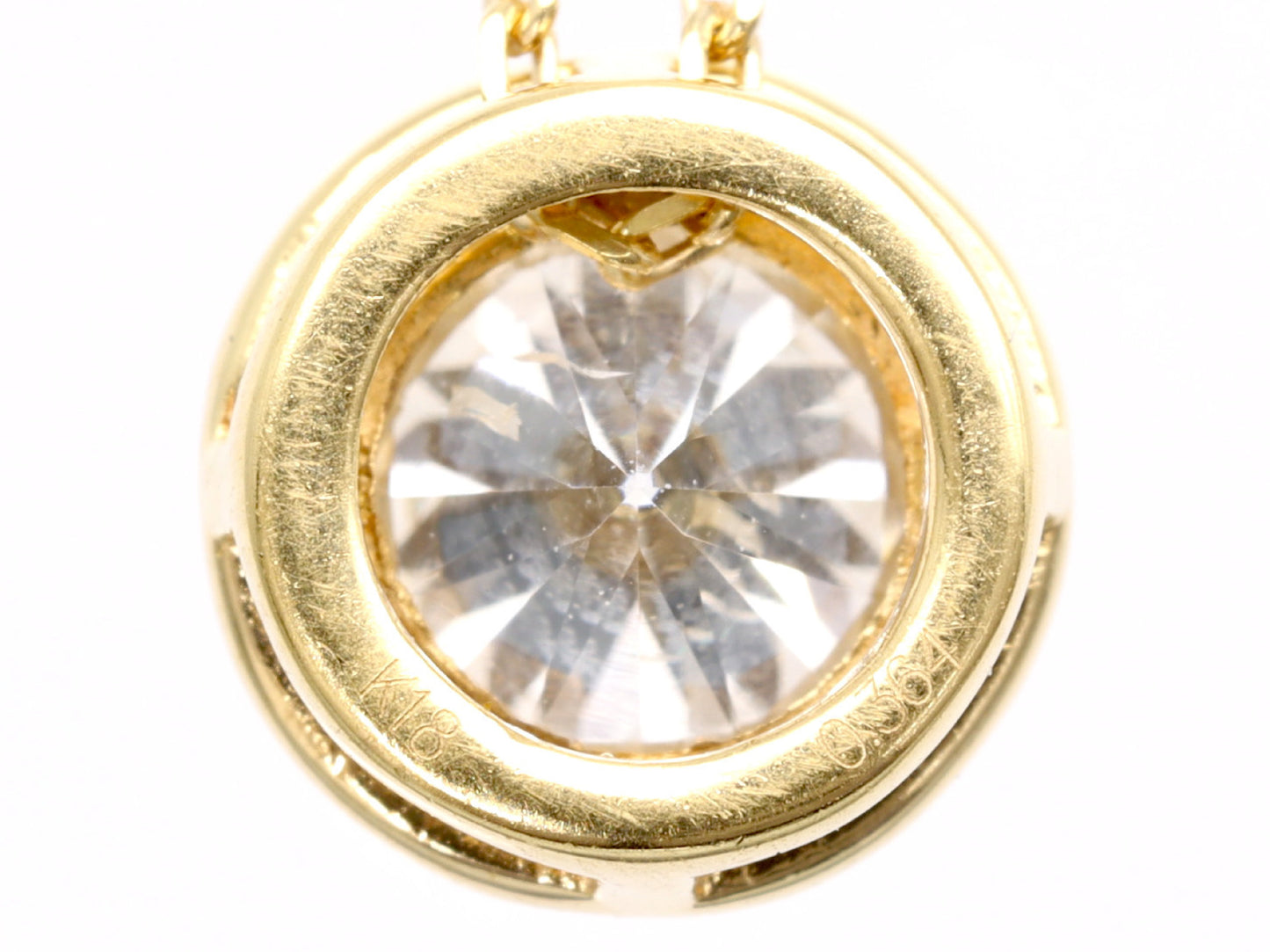 D0.364ct K18 1.9g Necklace 