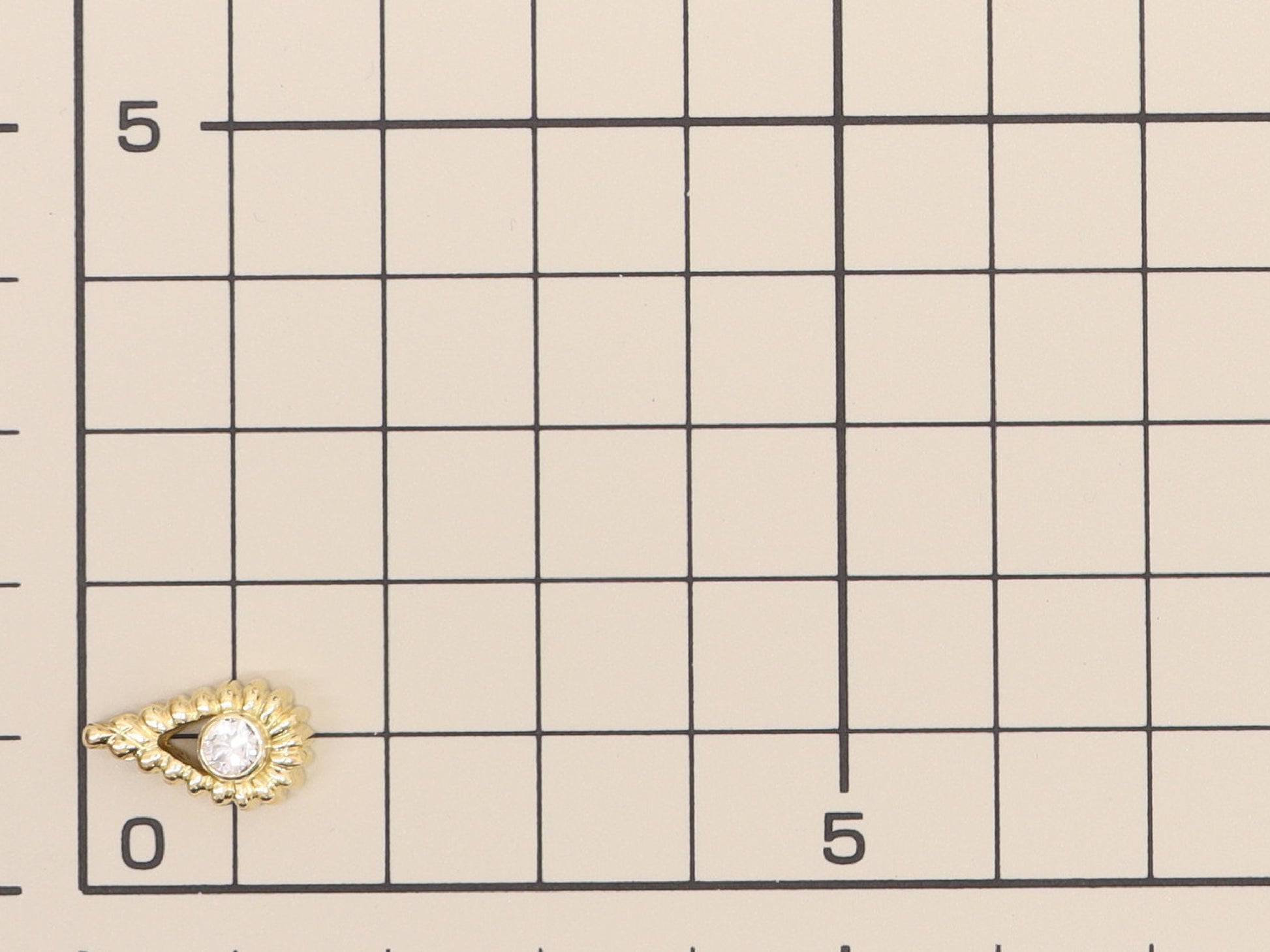 D0.19ct K18 2.4g Pendant Top 
