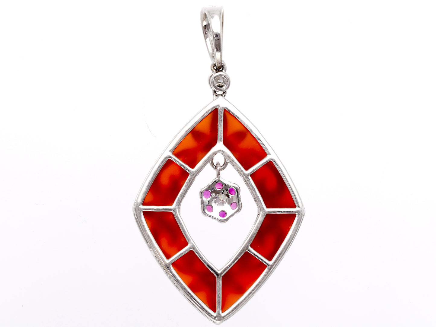 Agate R0.20ct D0.50ct K18 6.1g Ring 