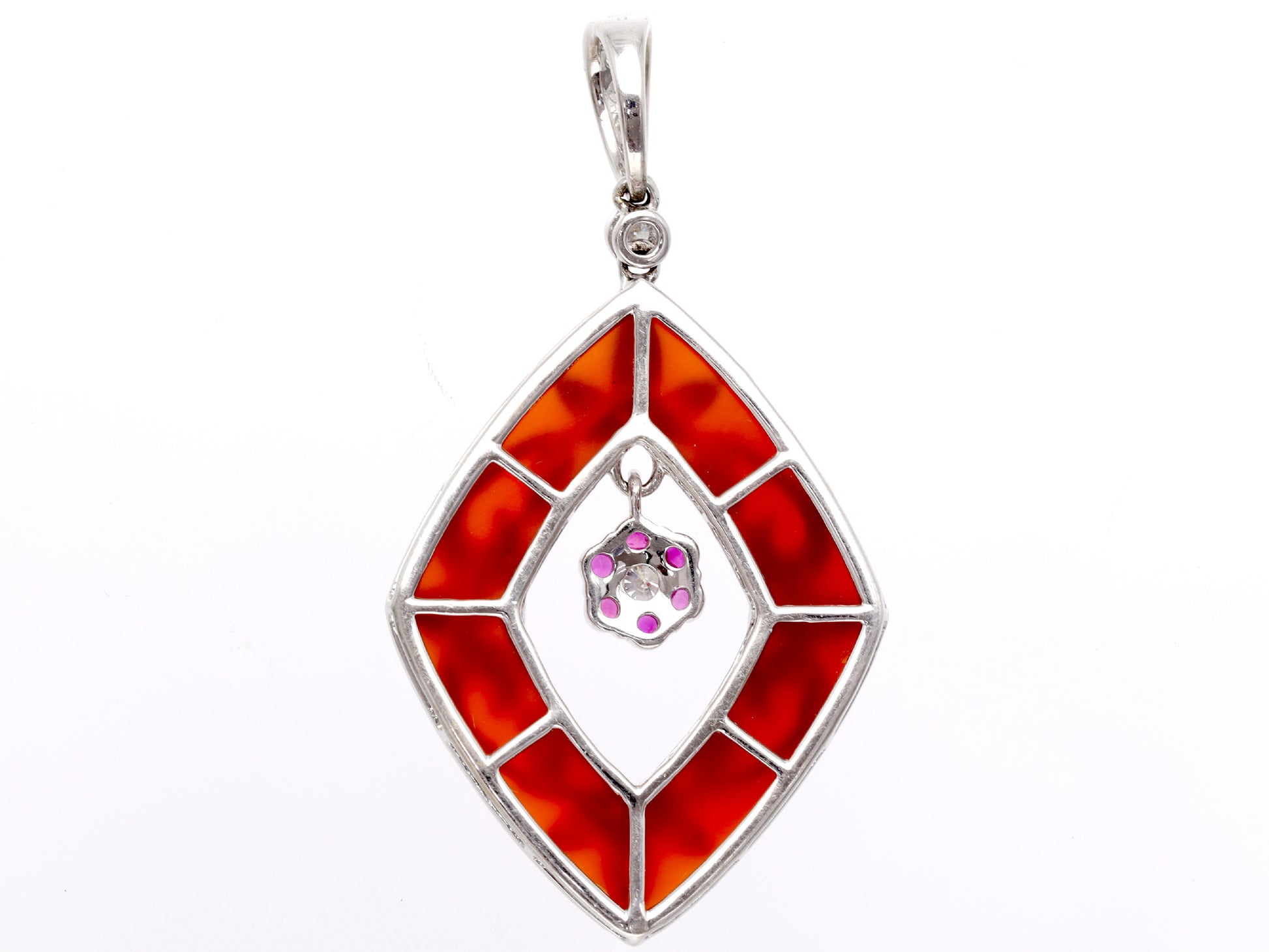 Agate R0.20ct D0.50ct K18 6.1g Ring 