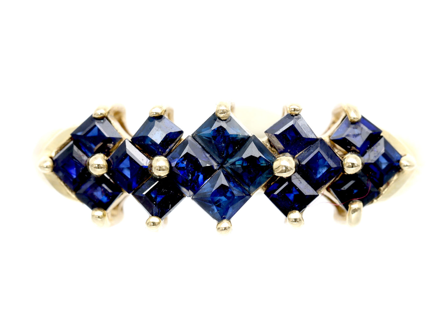 Sapphire K10 2.7g Ring 