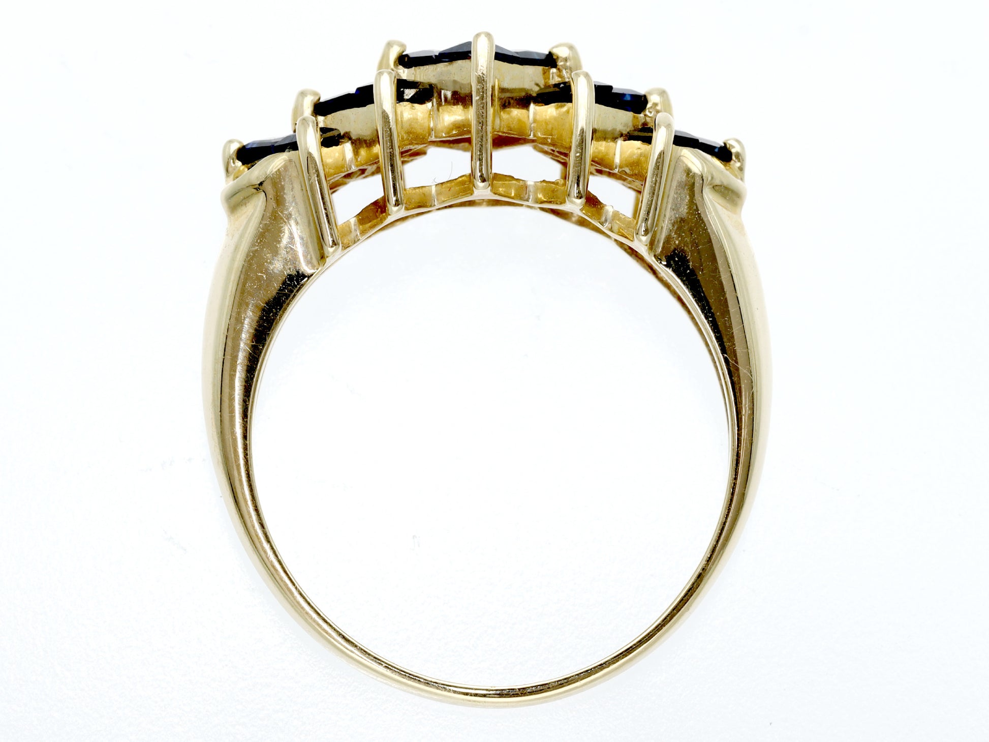 Sapphire K10 2.7g Ring 