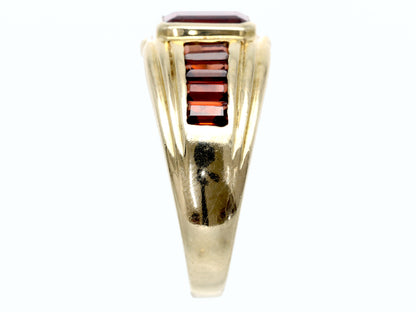 Garnet K10 3.7g Ring 