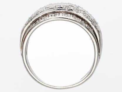 D1.00ct Pt900 8.9g Ring 