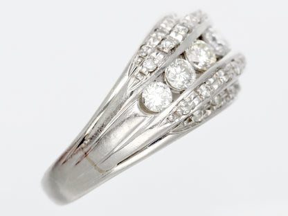 D1.00ct Pt900 8.9g Ring 