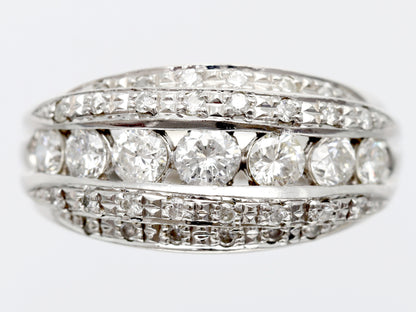 D1.00ct Pt900 8.9g Ring 