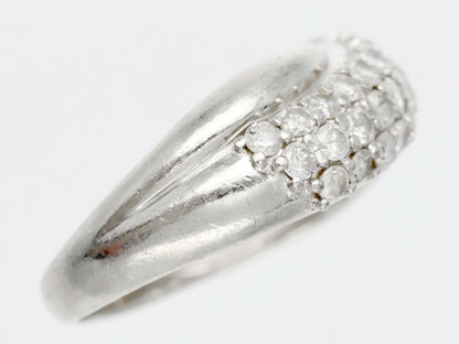 D1.00ct Pt900 6.5g Ring 