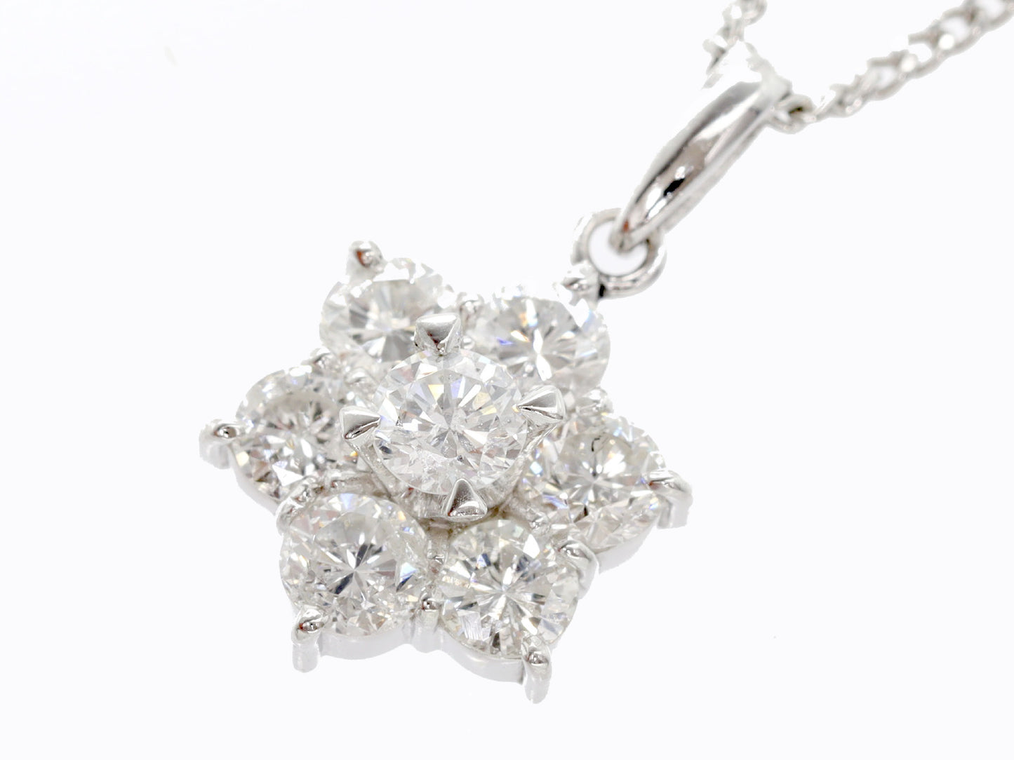 D1.031ct PT900/850 5.7g Necklace 