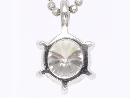 D0.710ct Pt900/850 3.0g Necklace 