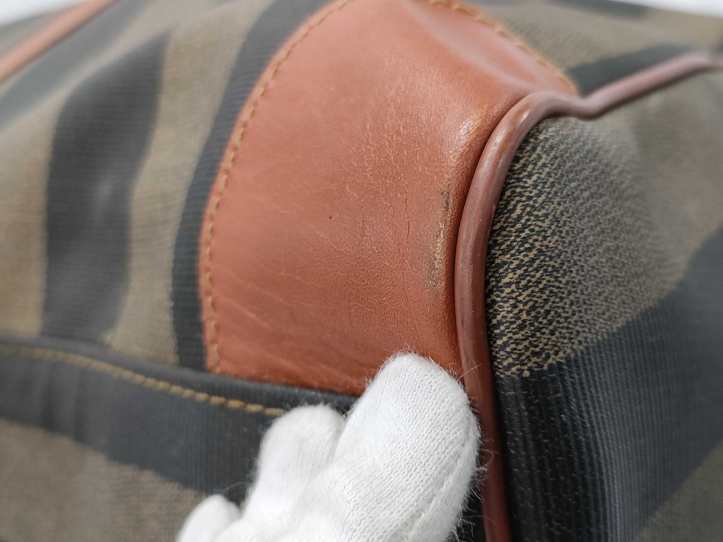 FENDI Pecan 2-way Boston bag