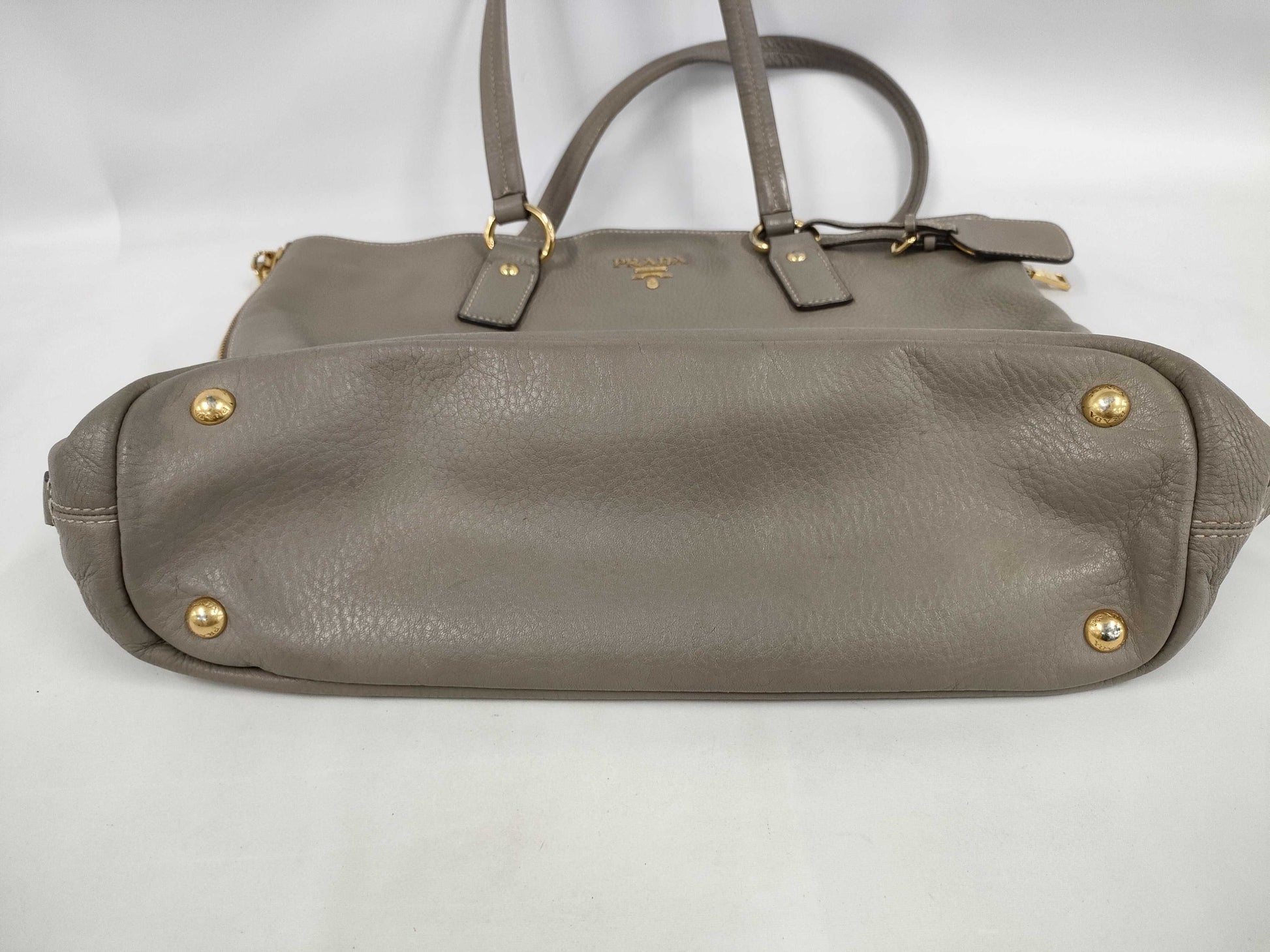 PRADA Prada Leather Hand Tote Bag