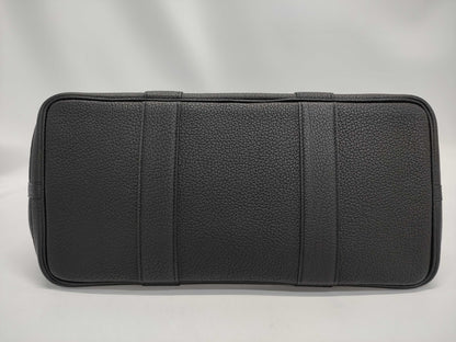 HERMES Garden Party 36 Black Y Stamp Handbag